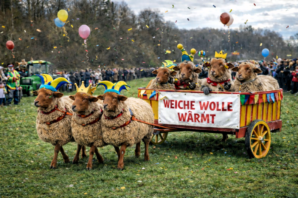 Schafe Karnevalsumzug 2026